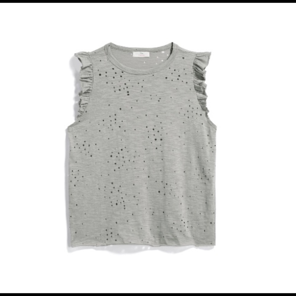 Hummingbird Blythe Distressed Knit Top